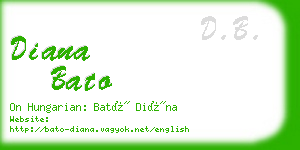 diana bato business card